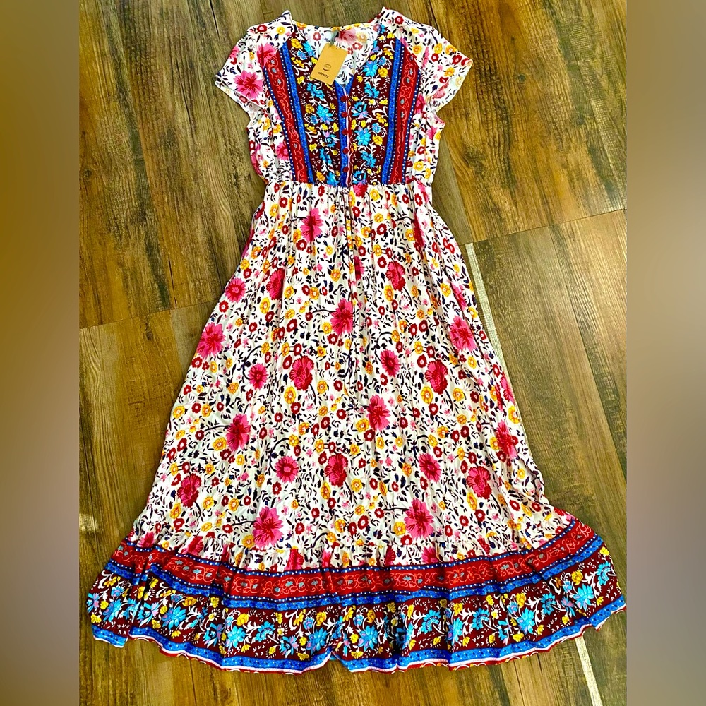ePretty Bohemian Midi Dress
